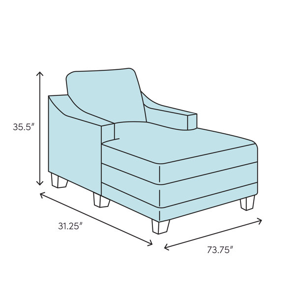 Caracole Compositions Avondale Velvet Chaise Lounge & Reviews Wayfair